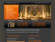 Tablet Screenshot of parroquiacristorey.com